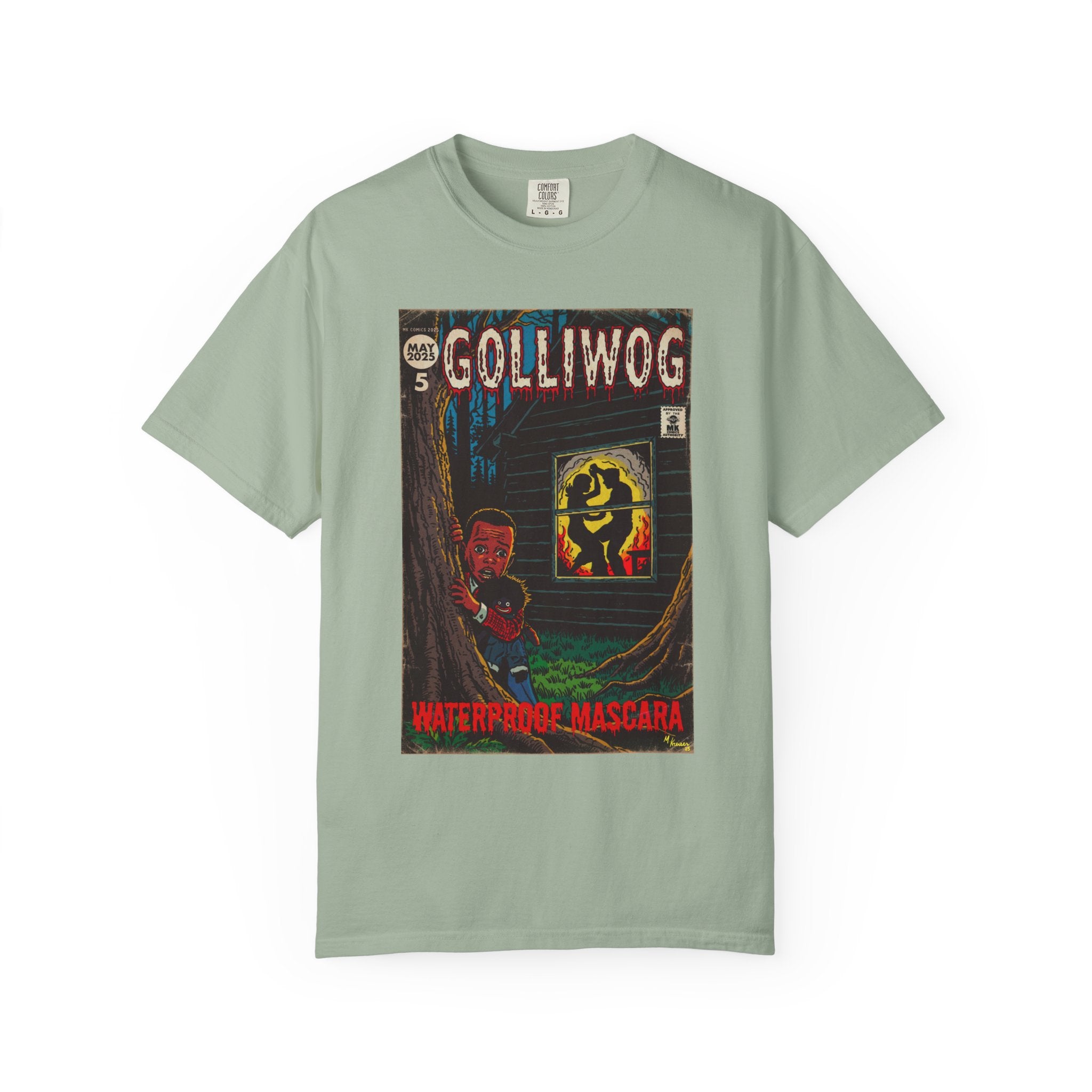 Waterproof Mascara - Golliwog - Unisex Garment-Dyed T-shirt