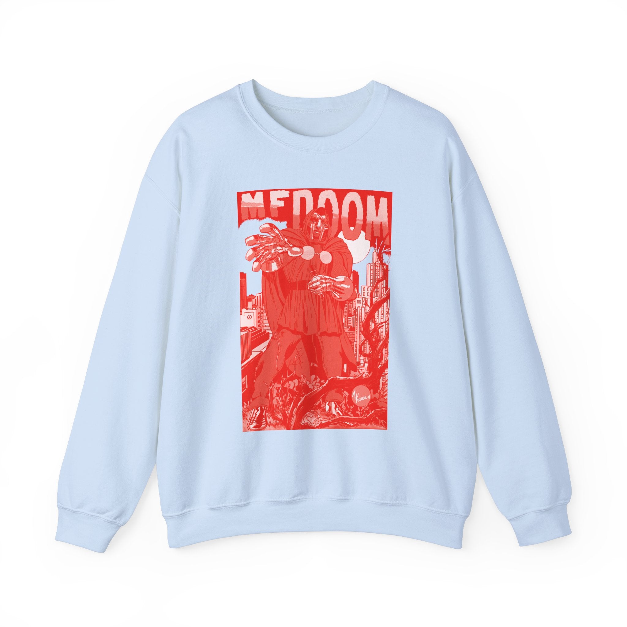 DOOM - Comic Book Art - RED VARIANT - Unisex Heavy Blend™ Crewneck Sweatshirt
