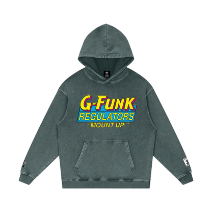 Regulate - Snow Washed Loose Cotton Hoodie