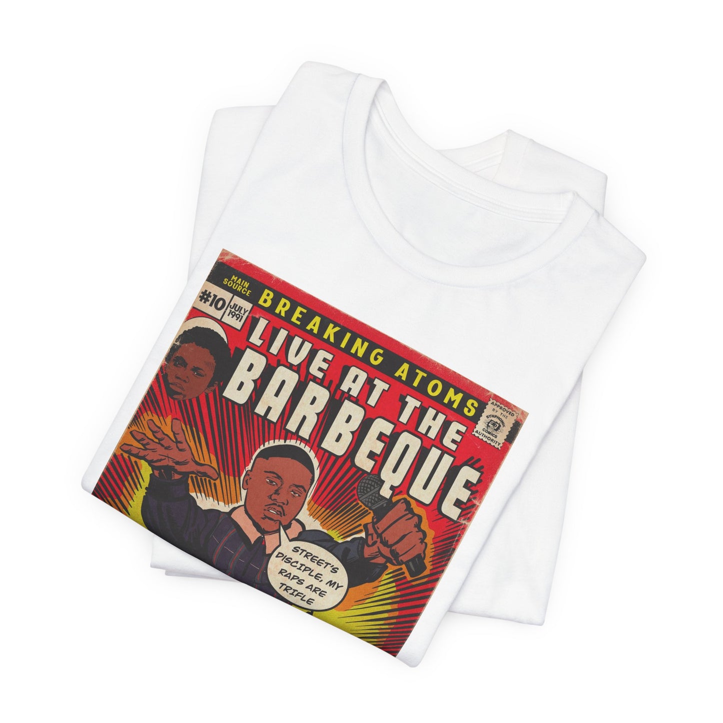 Main Source & Nas - Live at the Barbeque - Unisex Jersey Short Sleeve Tee