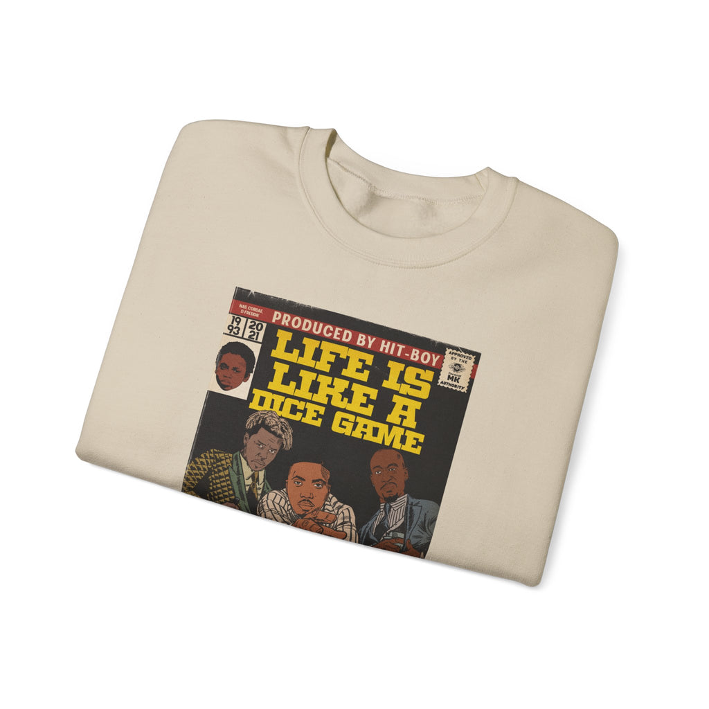Life Is Like A Dice Game - Unisex Heavy Blend™ Crewneck Sweatshirt