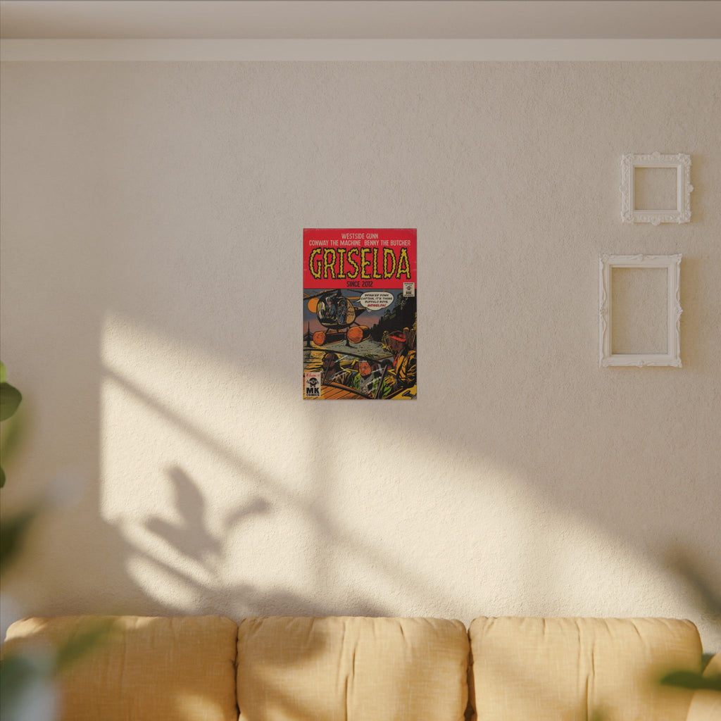 Griselda - Comic Book Art - Matte Canvas, Stretched, 0.75"