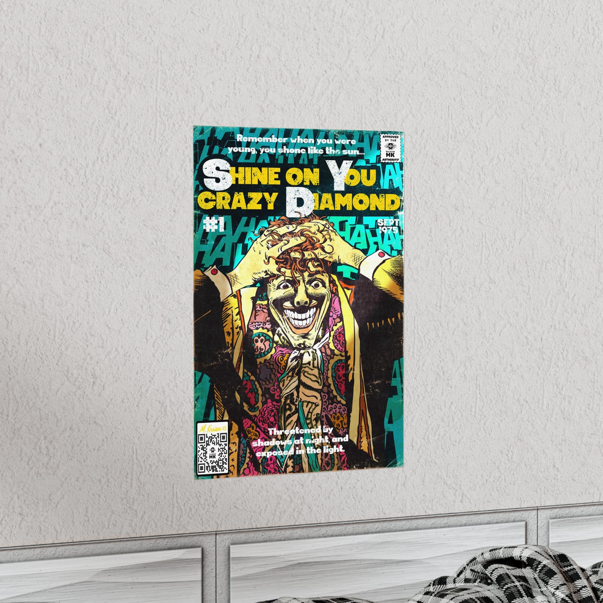 Shine on You crazy Diamond -  Vertical Matte Poster