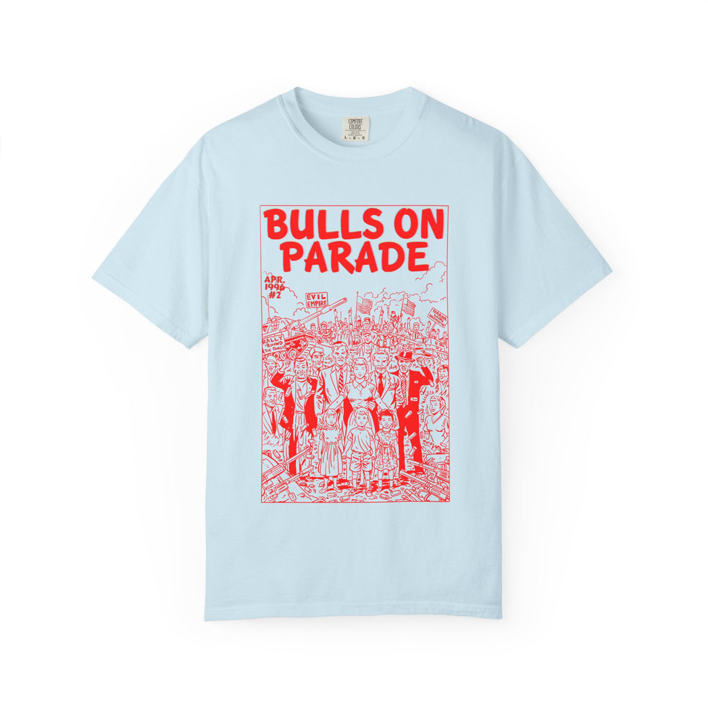 Bulls Parade - RED - Unisex Comfort Colors T-shirt