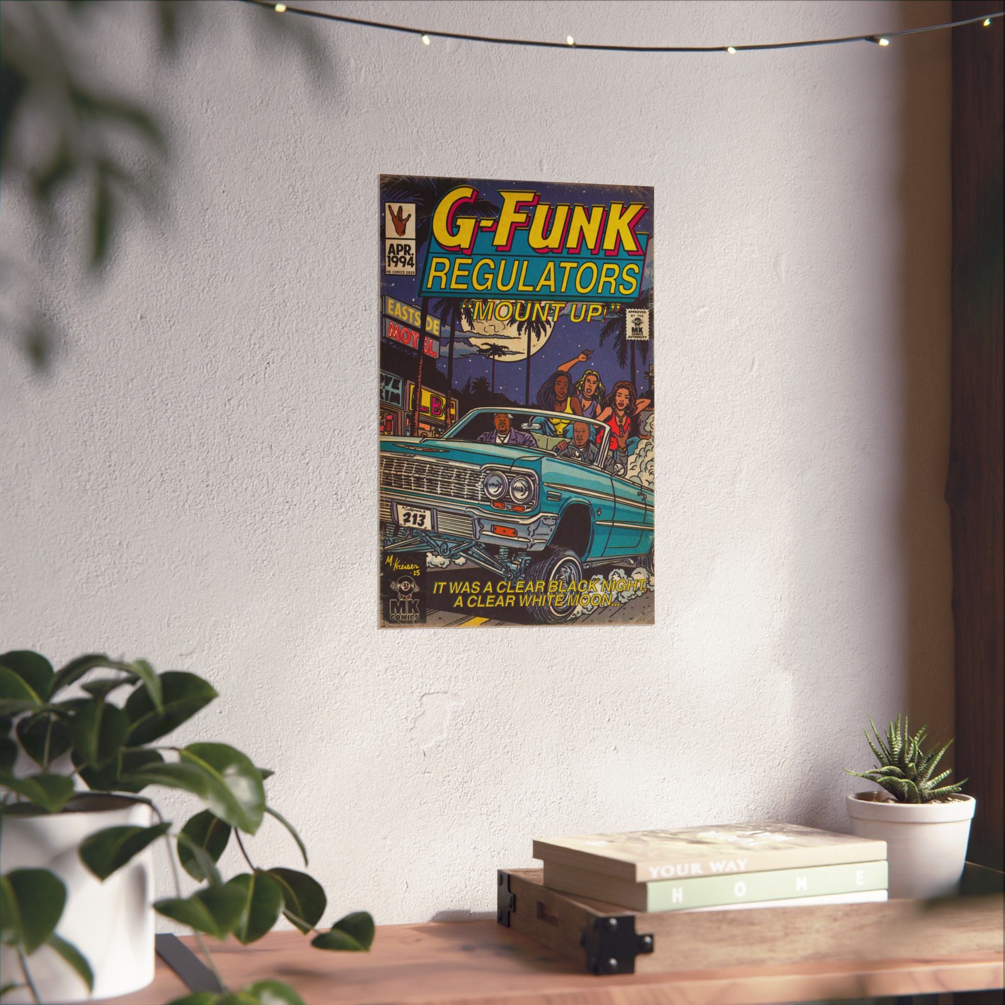 Regulate Warren G Nate Dogg Matte Poster – Hip Hop Art Print
