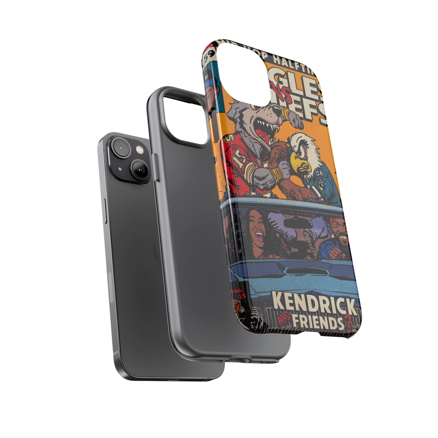 Kendrick & SZA - 2025 Halftime - Eagles vs Chiefs - Tough Phone Cases