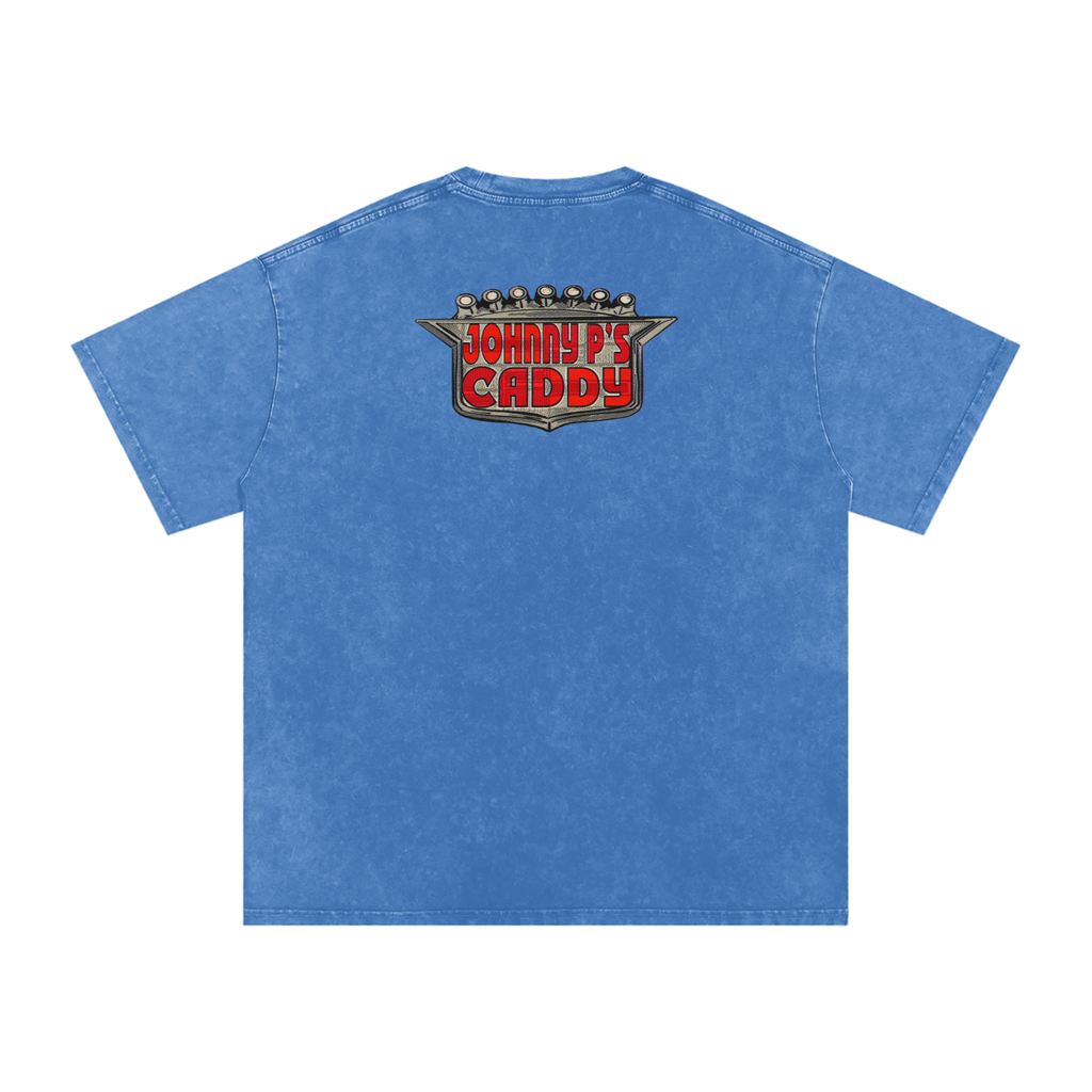 Johnny P's Caddy - Snow Washed Oversized Cotton T-Shirt
