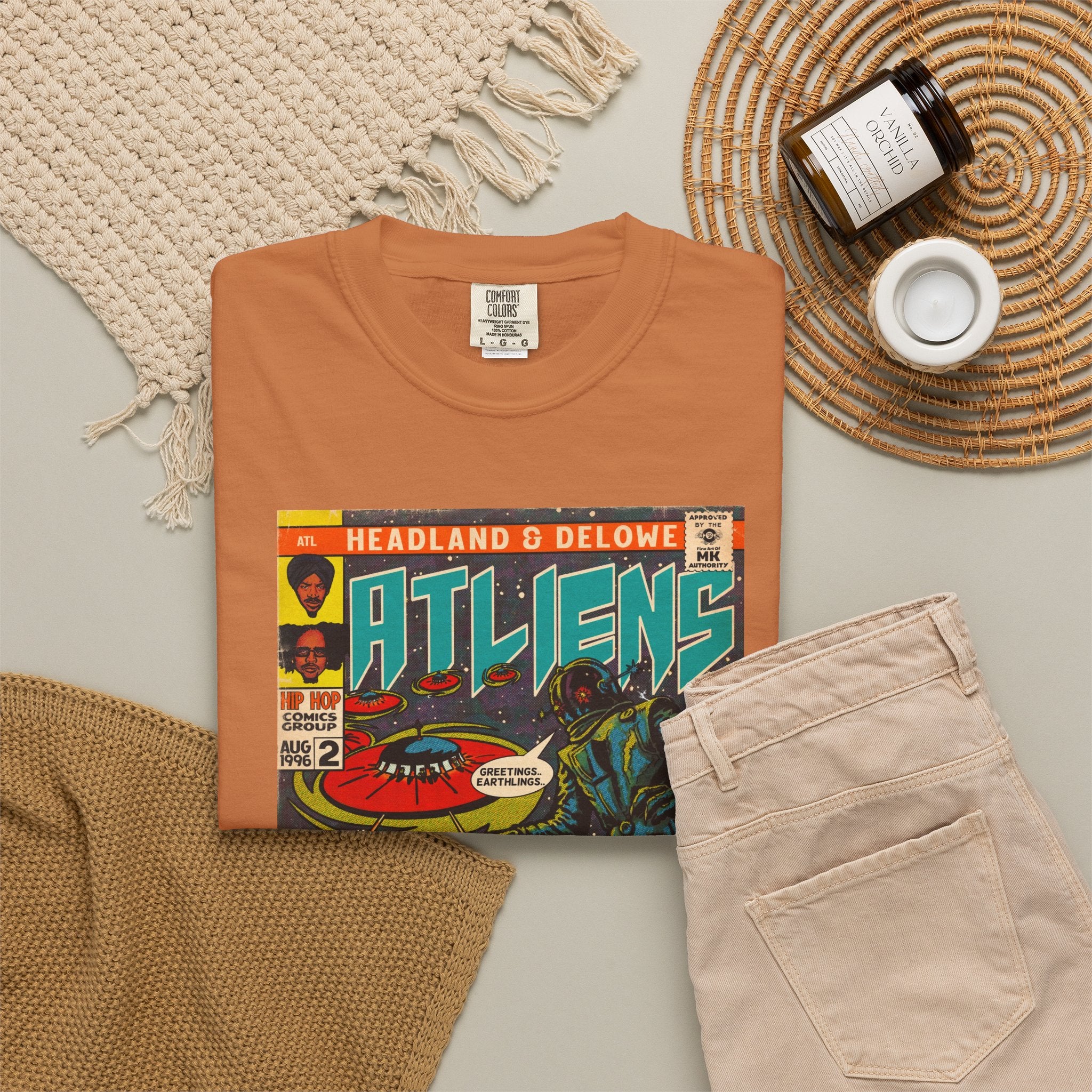 ATLiens - 2 Dope Boyz in a Cadillac - Unisex Comfort Colors T-shirt