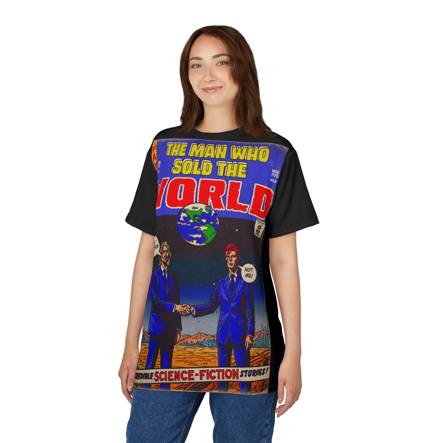Man Sold World - Unisex Cut & Sew Tee (AOP)