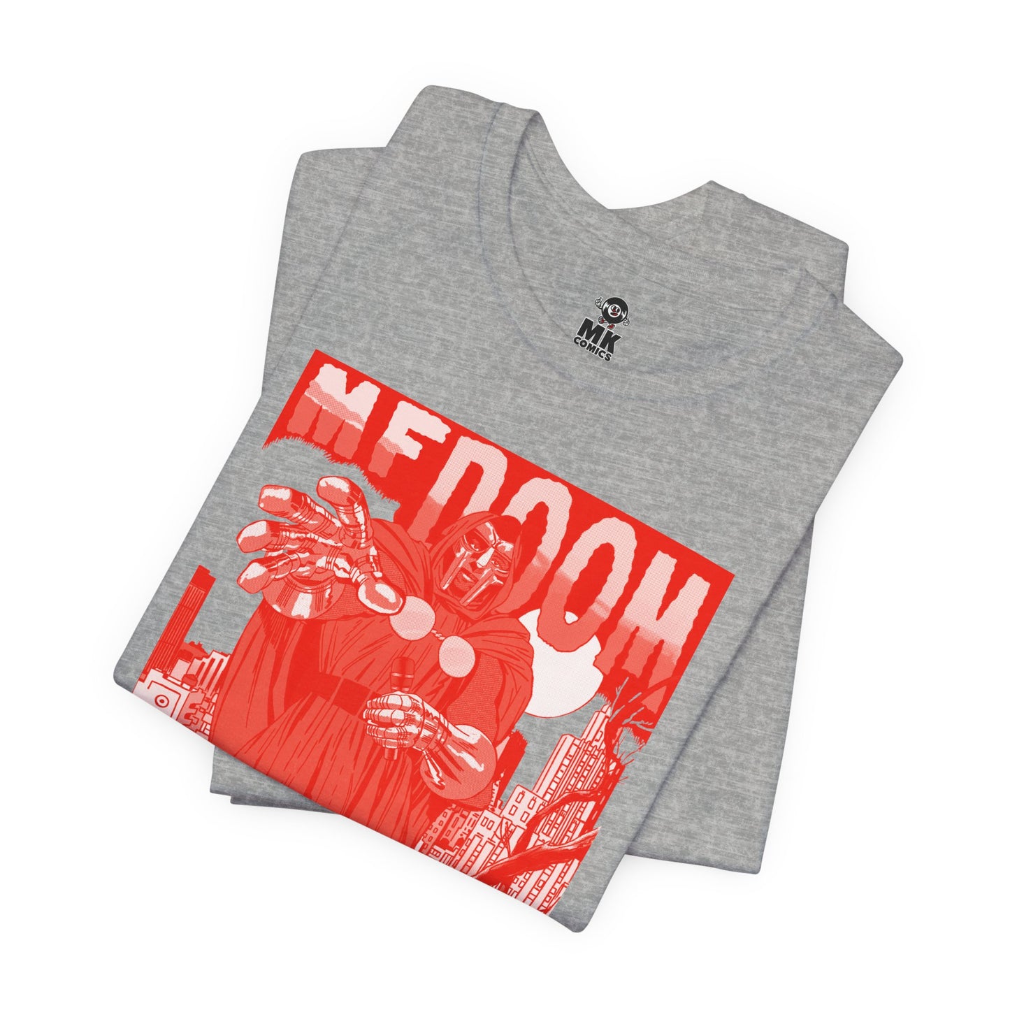 DOOM - Comic Book Art - RED VARIANT - Unisex Jersey Short Sleeve Tee