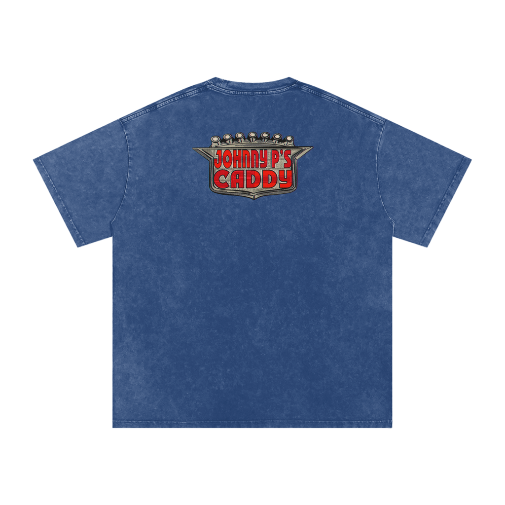 Johnny P's Caddy - Snow Washed Oversized Cotton T-Shirt