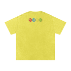 Twisted - Snow Washed Oversized Cotton T-Shirt