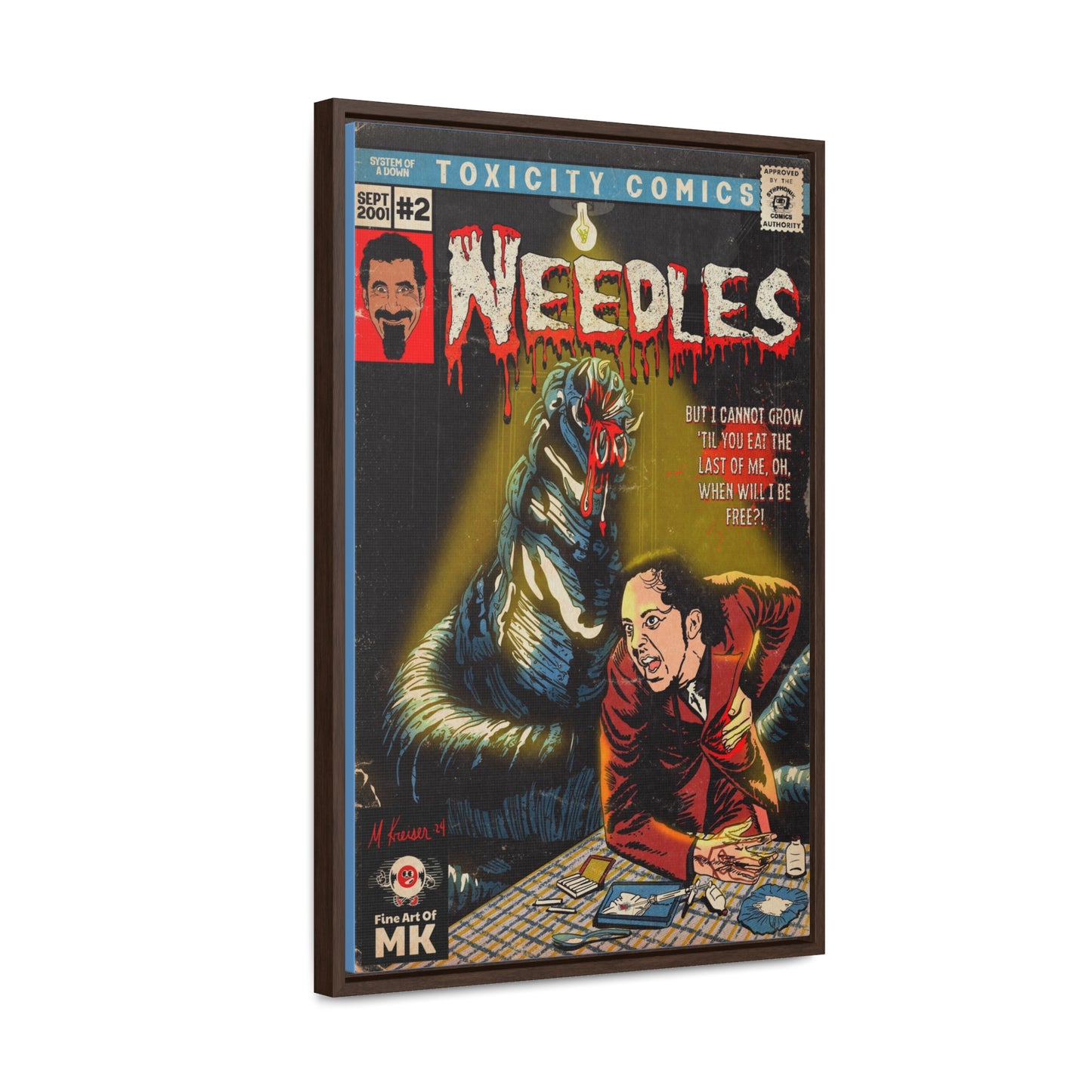 System of a Down - Needles - Gallery Canvas Wraps, Vertical Frame