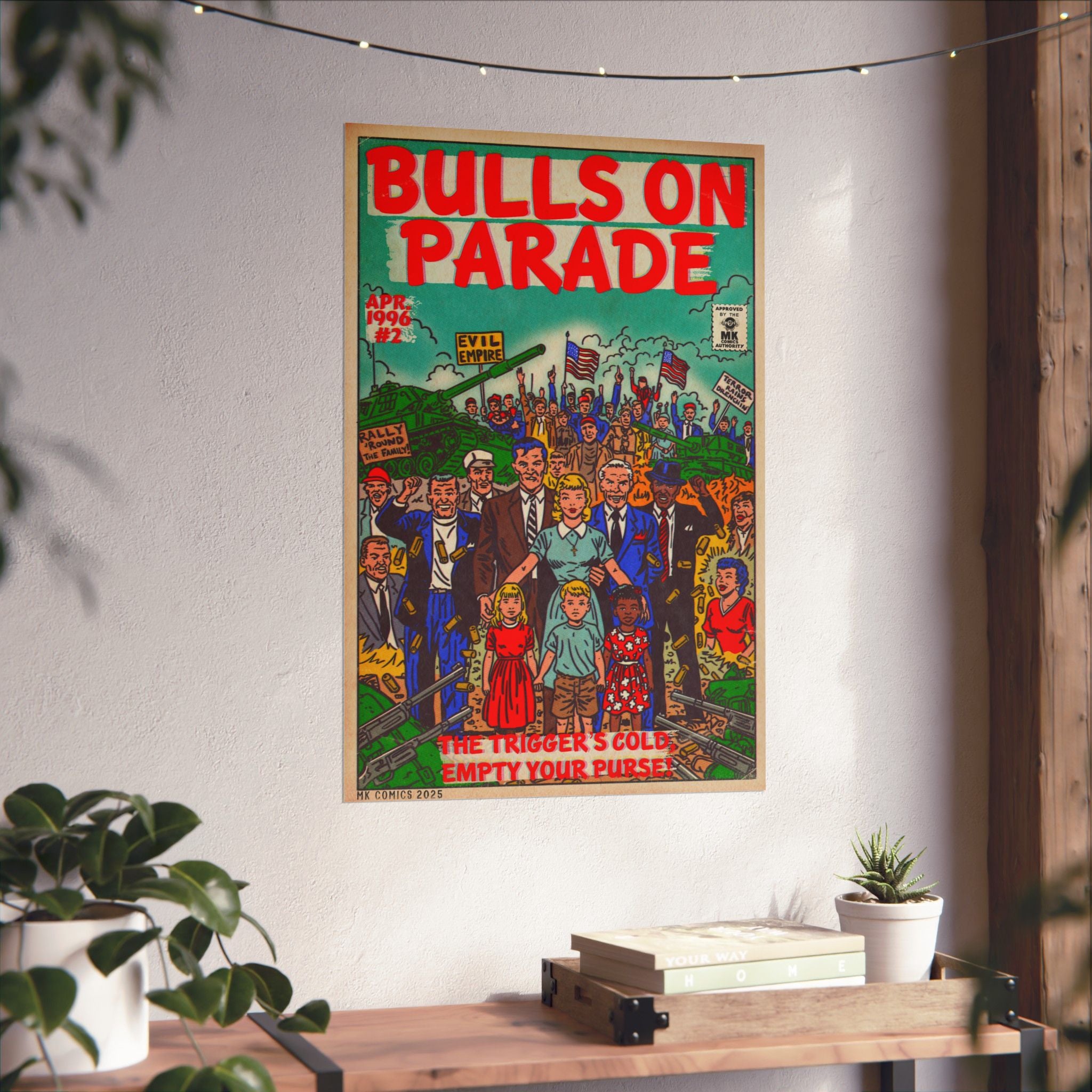 Bulls Parade -Matte Vertical Posters