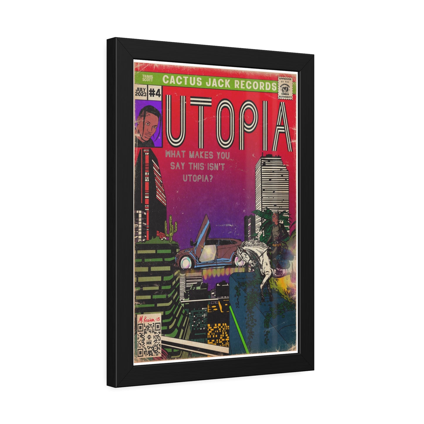 Travis Scott - Utopia - Framed Paper Posters