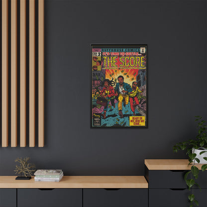 The Score - Matte Canvas, Framed (Multi-color)