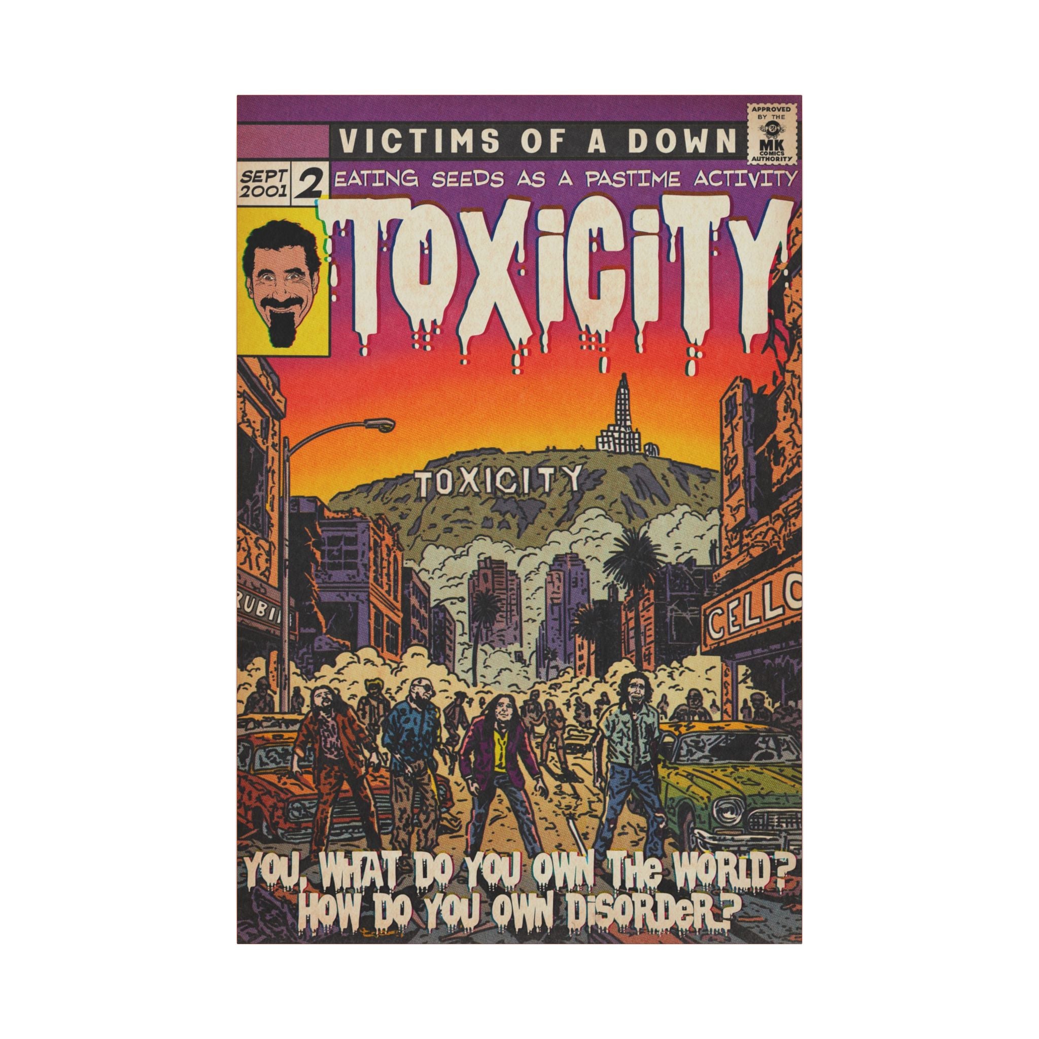 Toxicity - Matte Canvas, Stretched, 0.75" (Multi-Size)