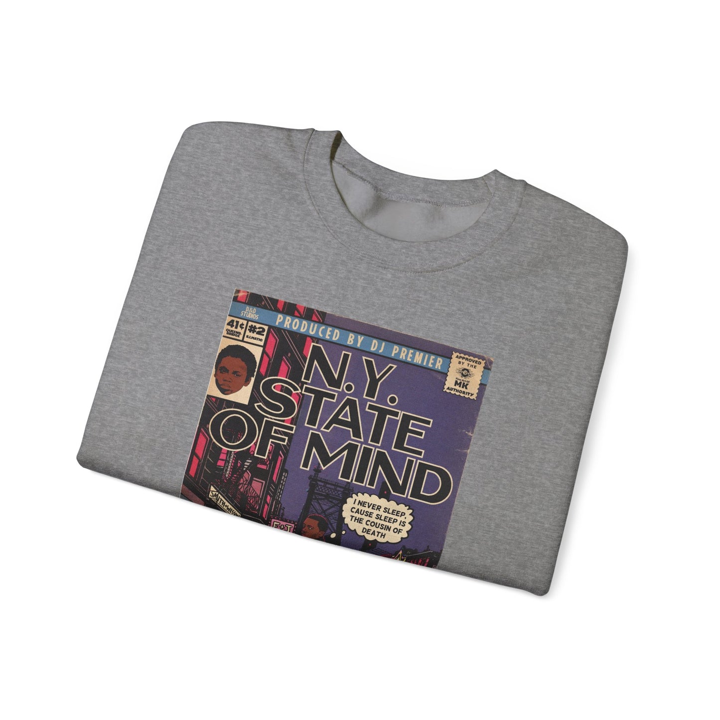 Nas - NY State of Mind - Unisex Heavy Blend™ Crewneck Sweatshirt