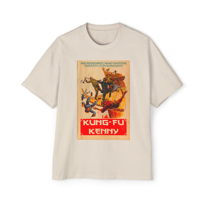 Kung-Fu Kenny - Men's Heavy Oversized Tee