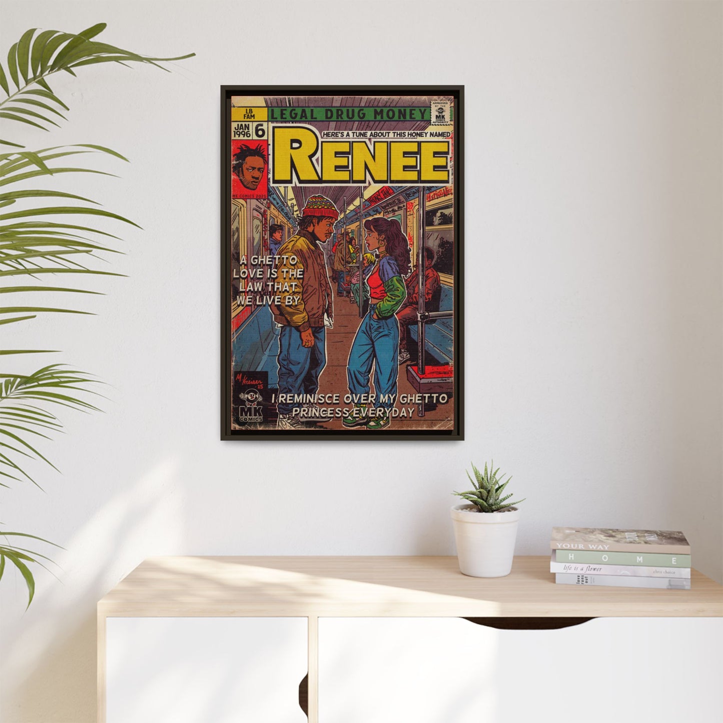Lost Boyz - Renee - Matte Canvas, Framed (Multi-color)