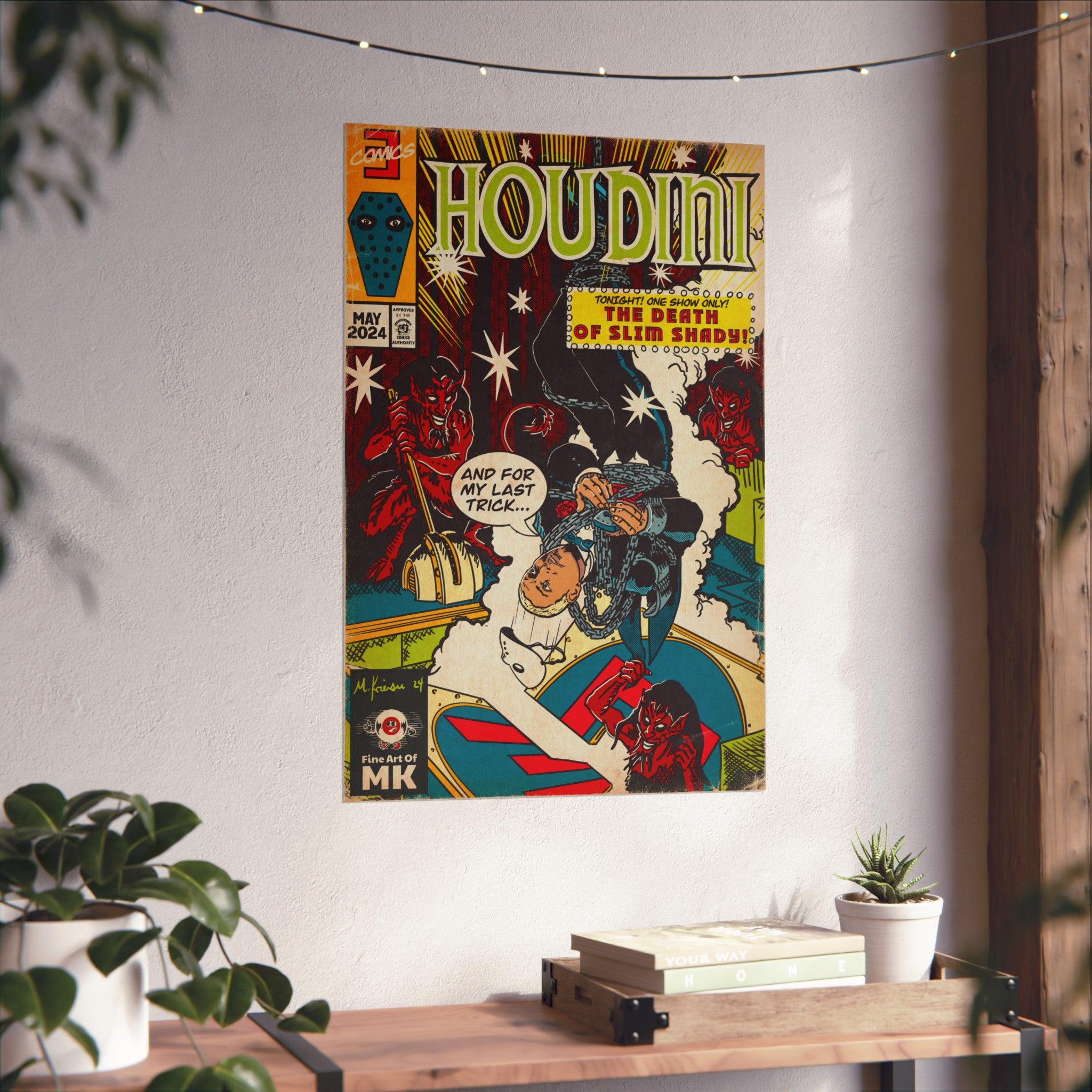 Houdini - Matte Vertical Poster