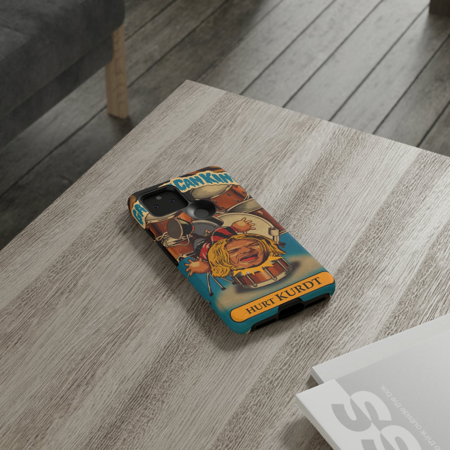 Hurt KURDT - Garbage Can Kings - Nirvana - Tough Phone Cases