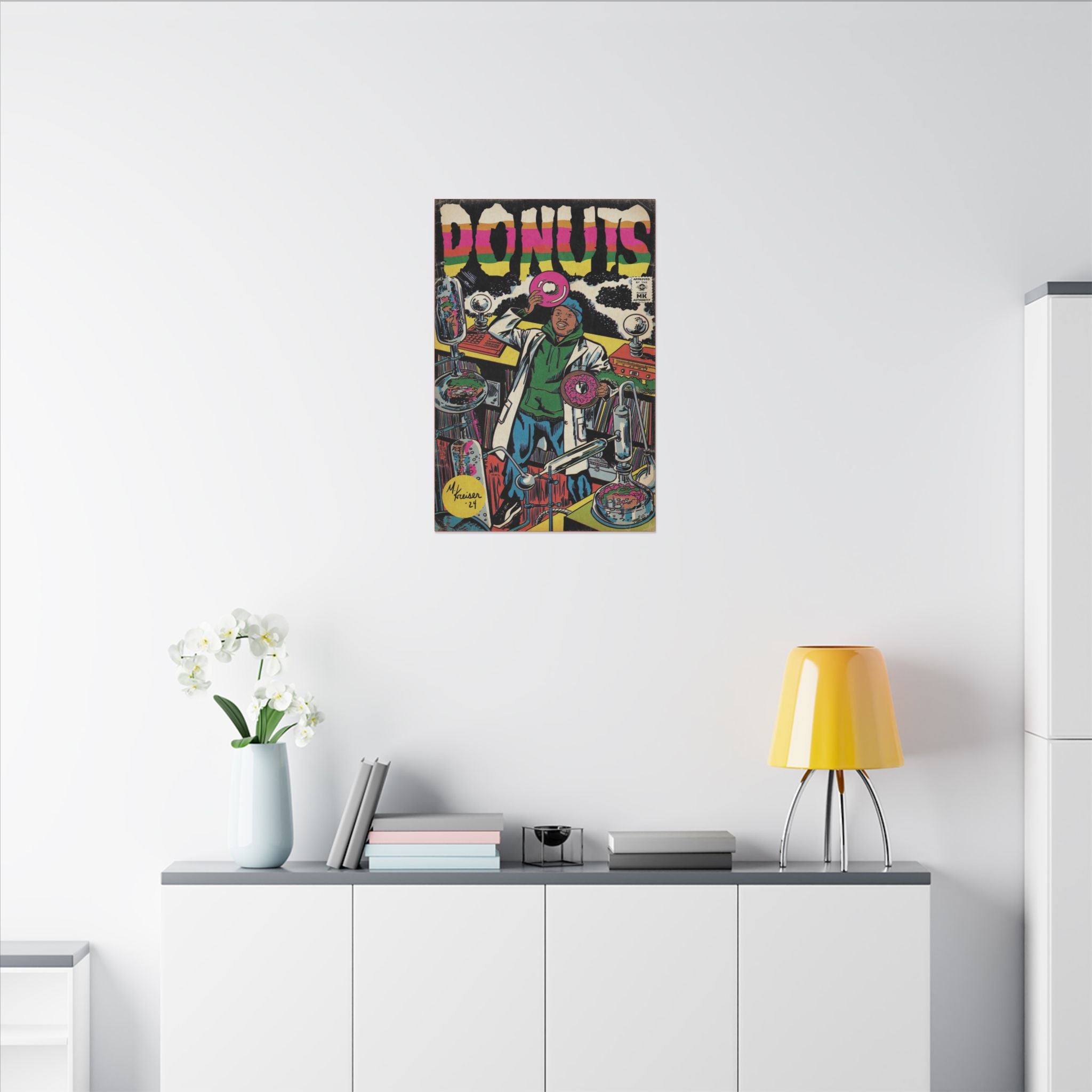 Donuts - Matte Canvas, Stretched, 0.75"