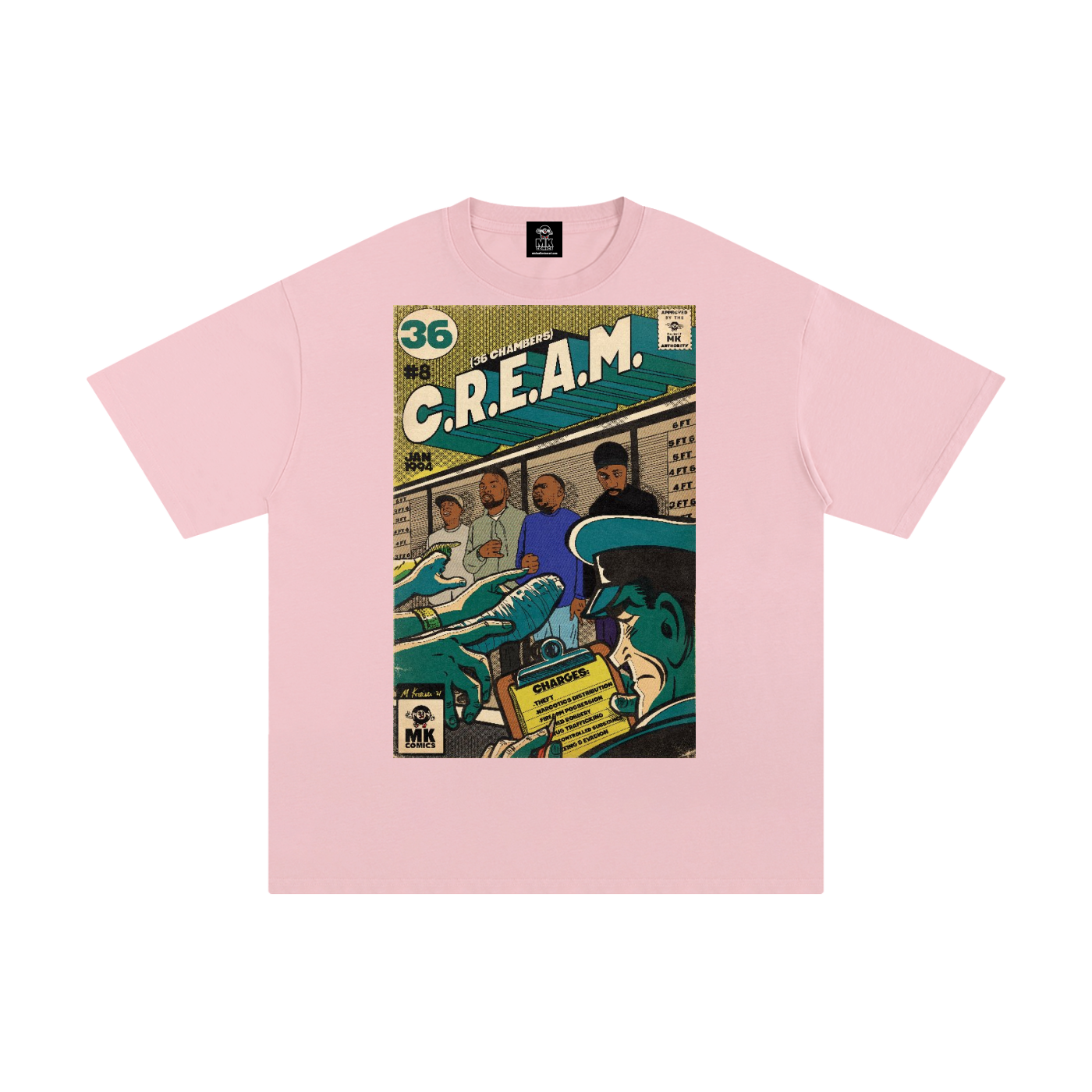 C.R.E.A.M - MK Classics - Unisex Pure Cotton T-Shirt