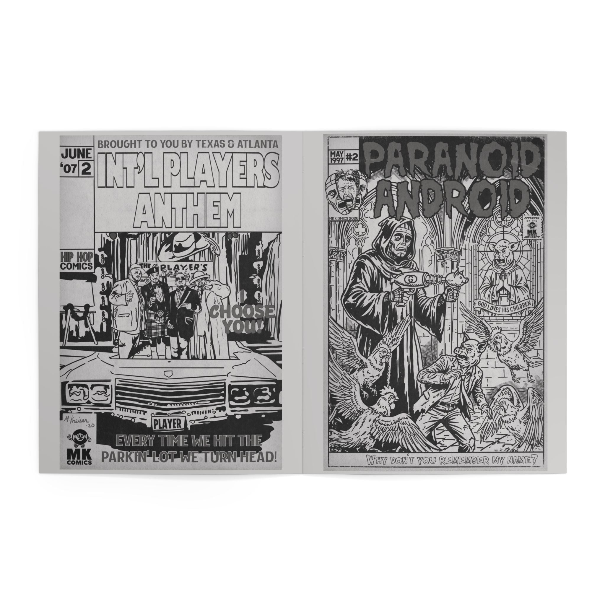 MK Comics - LTD Edition Coloring Book - ONLY 100 AVAILABLE