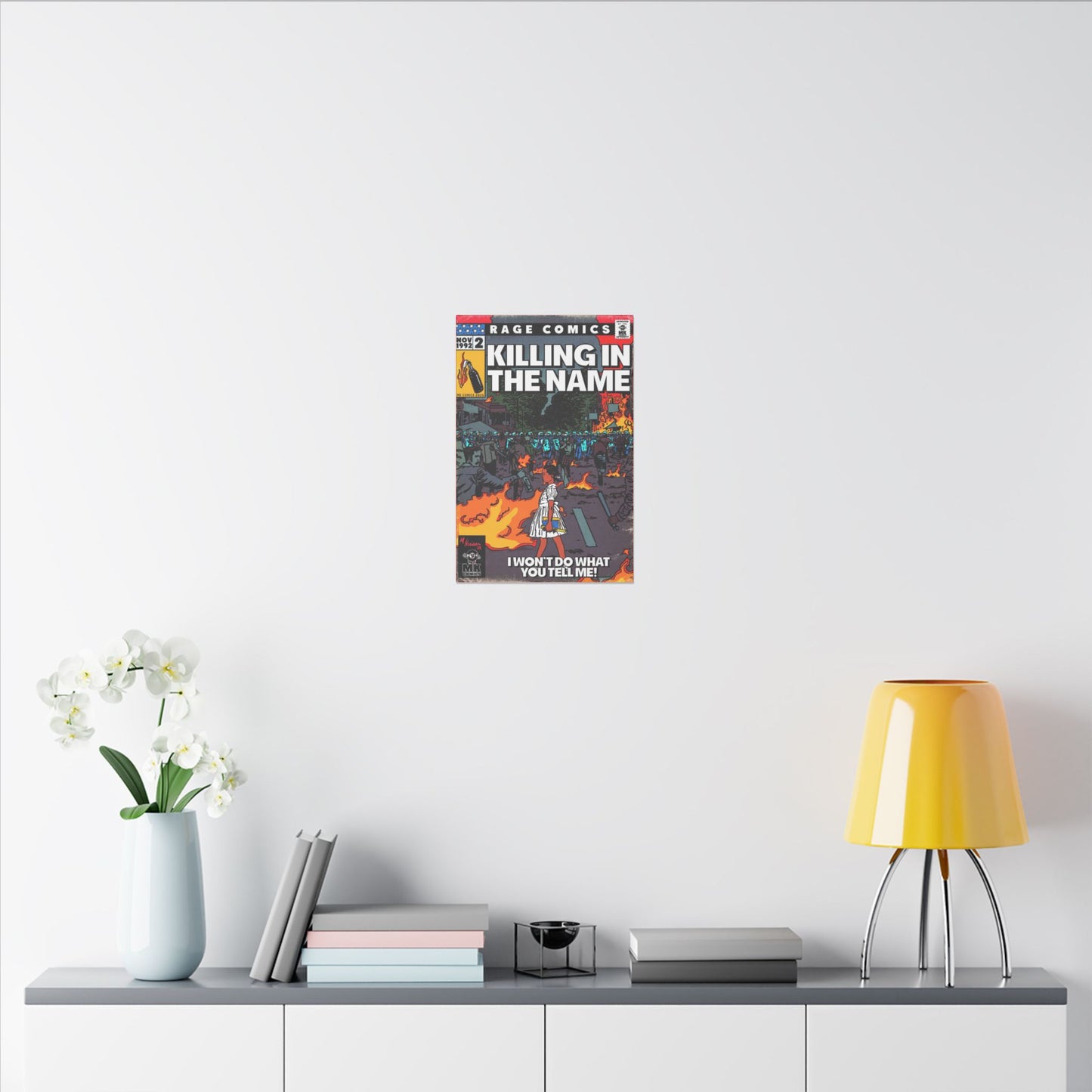Rage - Killing In the Name - Matte Canvas, Stretched, 0.75" (Multi-Size)