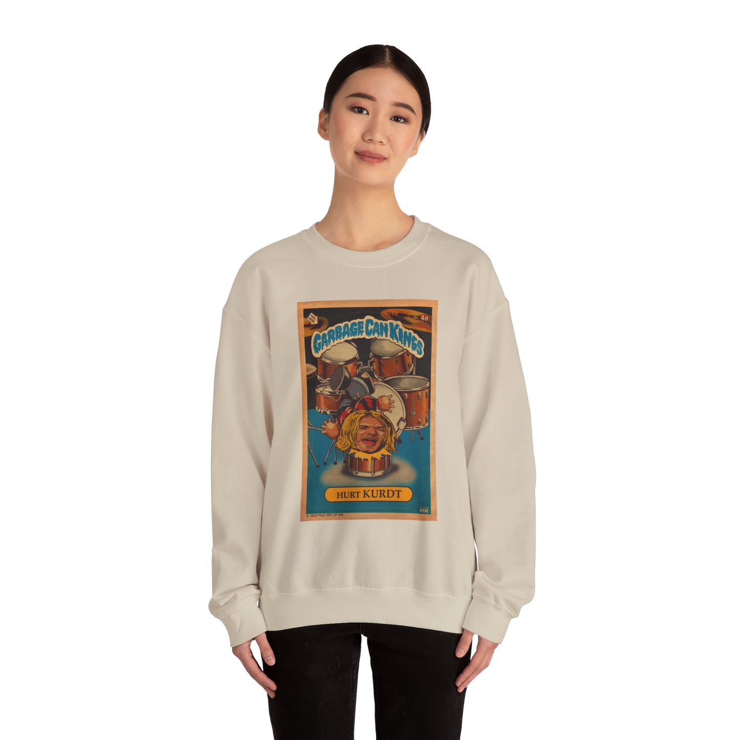 Hurt KURDT - Garbage Can Kings - Nirvana - Unisex Heavy Blend™ Crewneck Sweatshirt