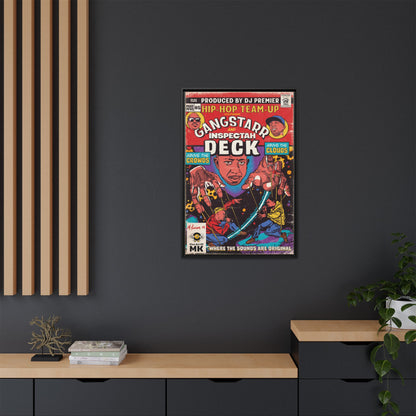 Gang Starr & Inspectah Deck - Above The Clouds - Gallery Canvas Wraps, Vertical Frame