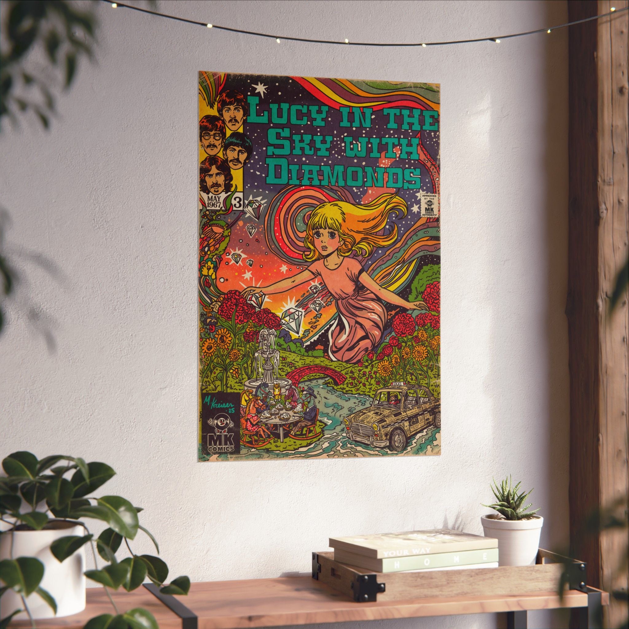 Lucy in the Sky with Diamonds - Matte Vertical Posters