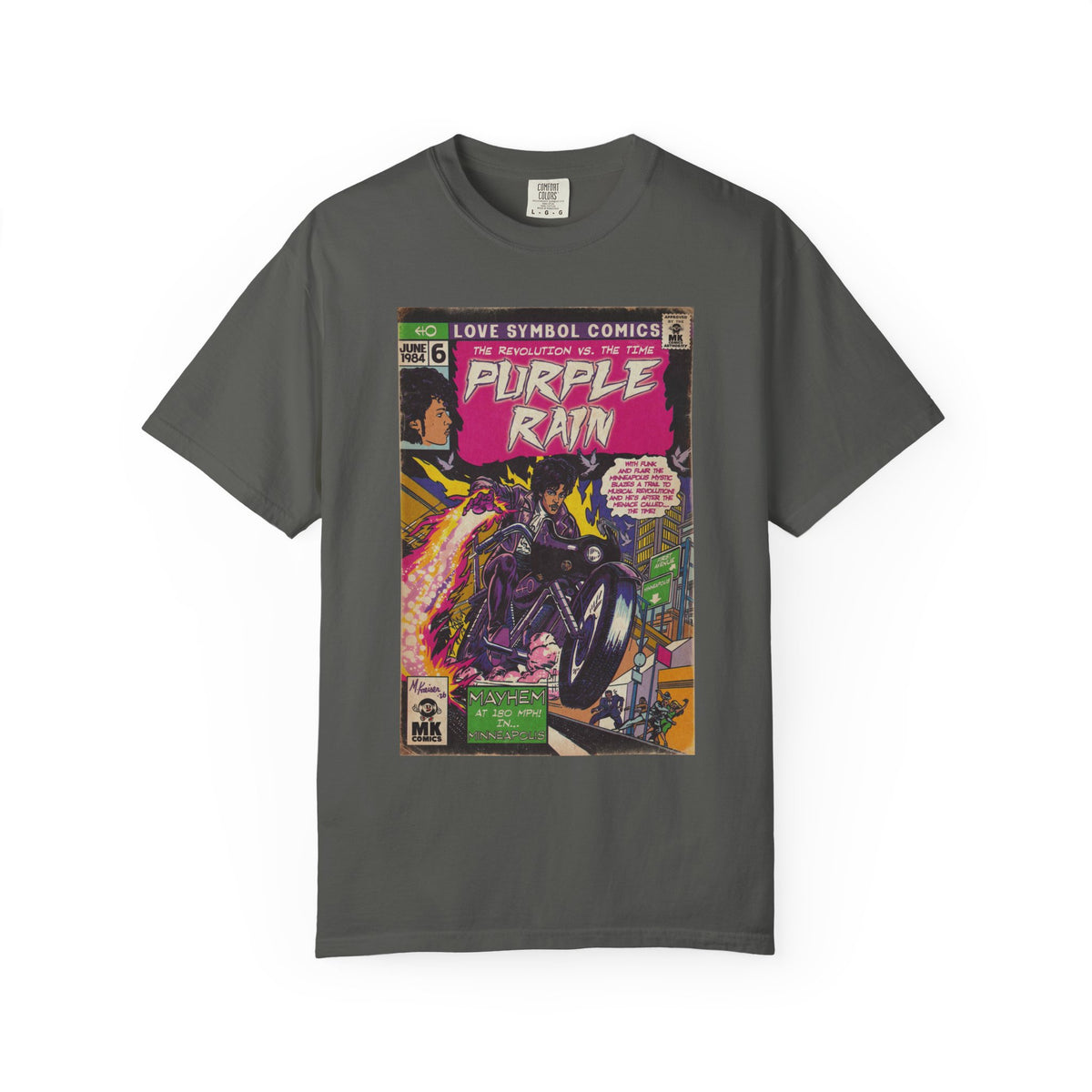 Purple Rain - Unisex Garment-Dyed T-shirt