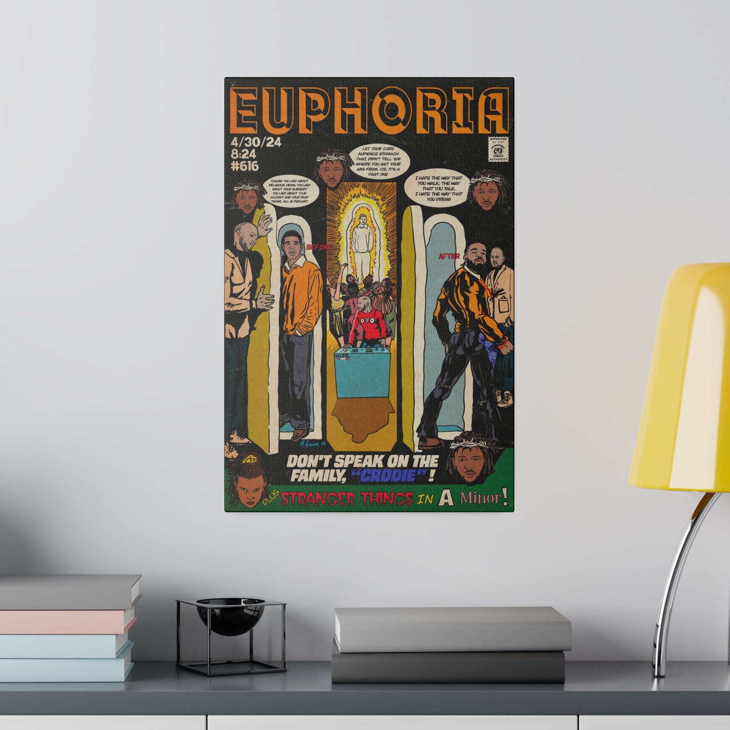 Euphoria - Matte Canvas, Stretched, 0.75"