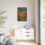 Lucy in the Sky with Diamonds - Matte Canvas, Framed (Multi-color)