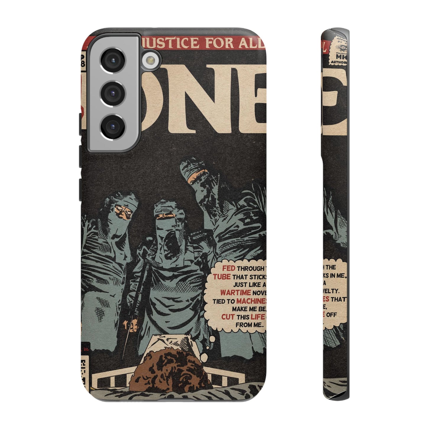Metallica- One - Johnny Got His Gun Comic Book Art - Tough Phone Cases