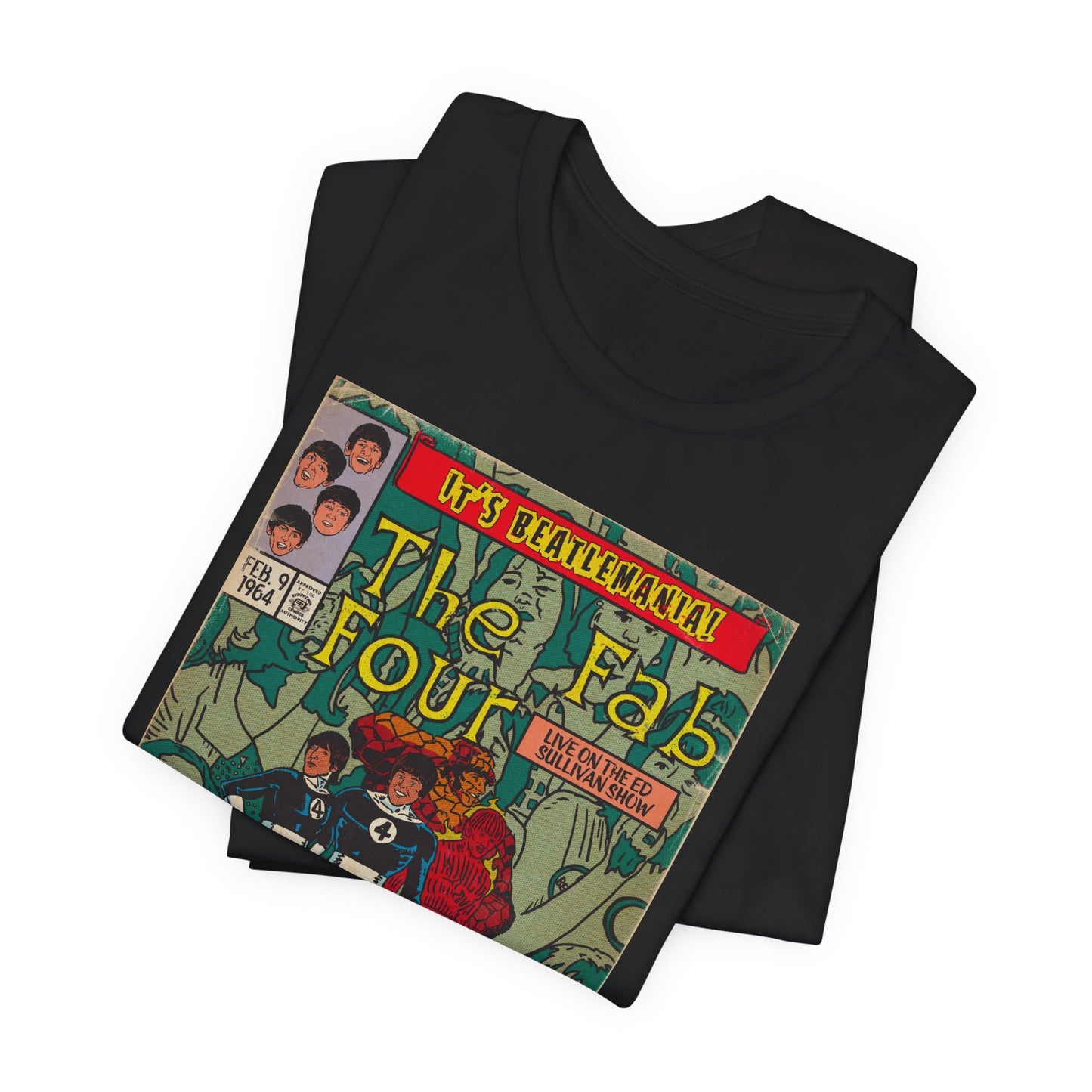 The Beatles - Beatlemania -  Unisex Jersey Short Sleeve Tee