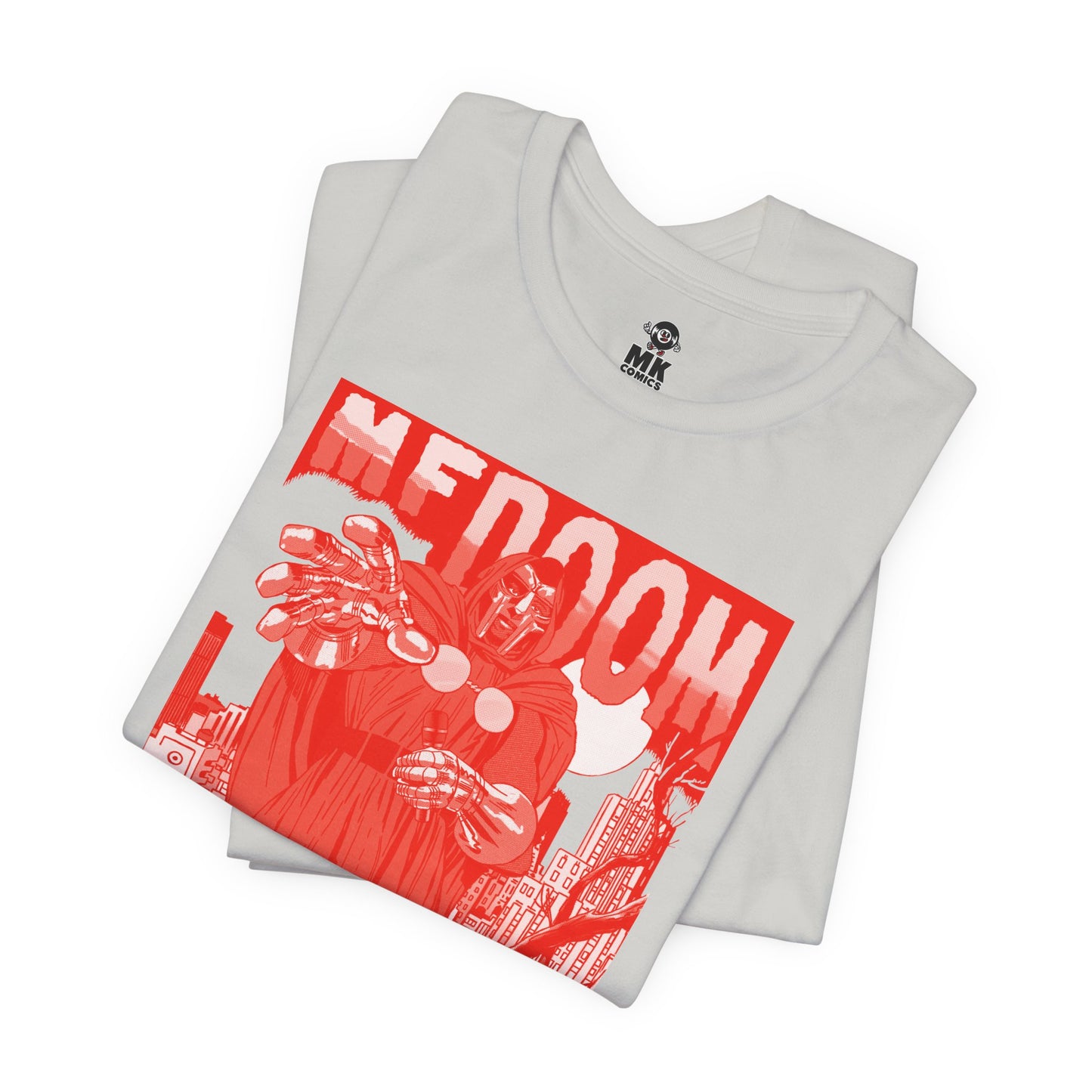 DOOM - Comic Book Art - RED VARIANT - Unisex Jersey Short Sleeve Tee