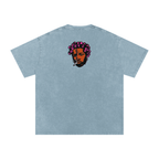 Helicopter - Snow Washed Oversized Cotton T-Shirt