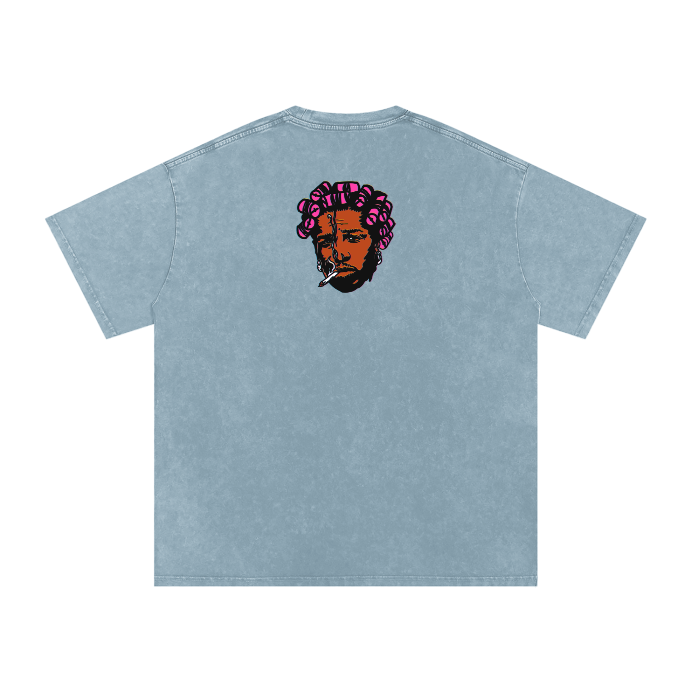 Helicopter - Snow Washed Oversized Cotton T-Shirt