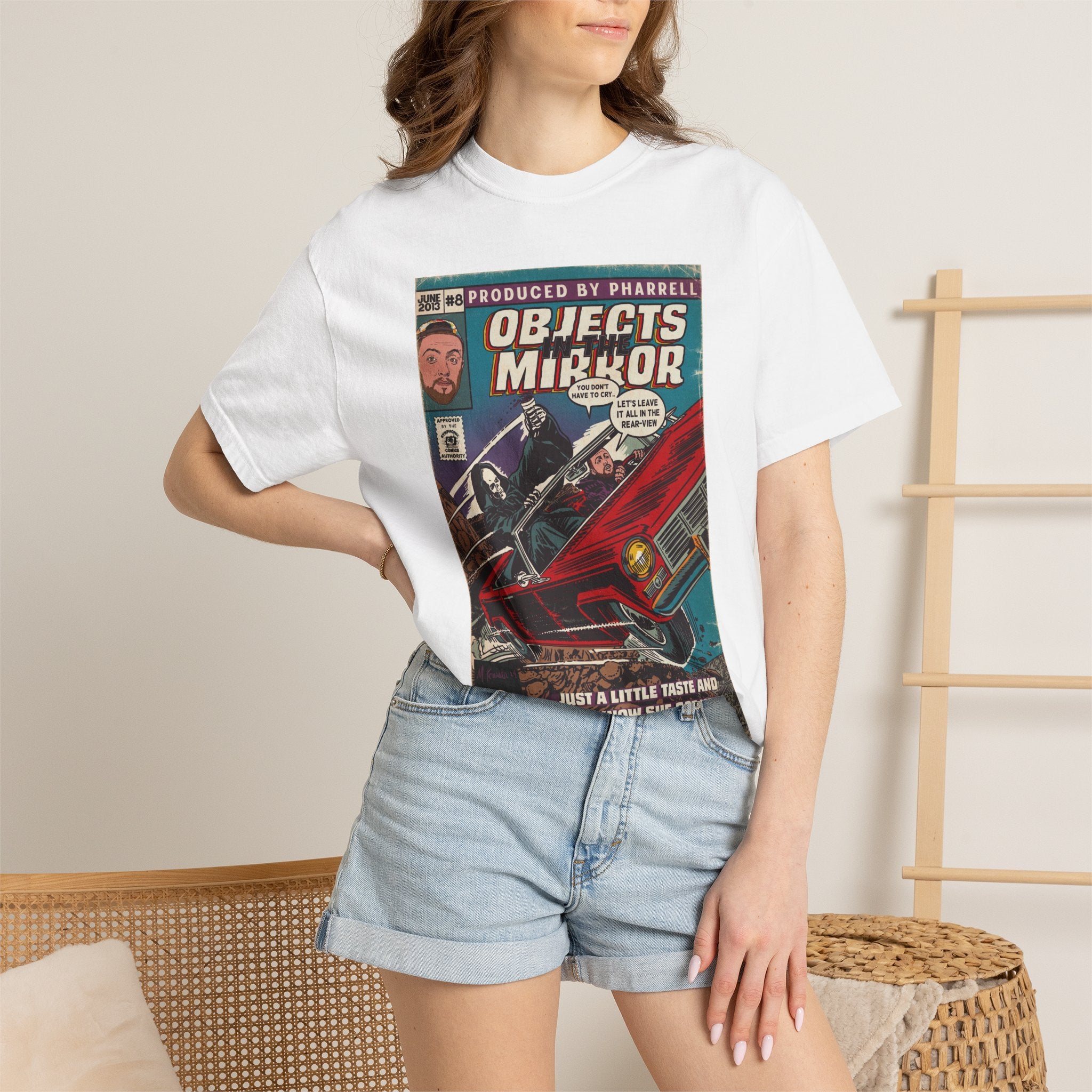 Objects in the Mirror - Unisex Comfort Colors T-shirt