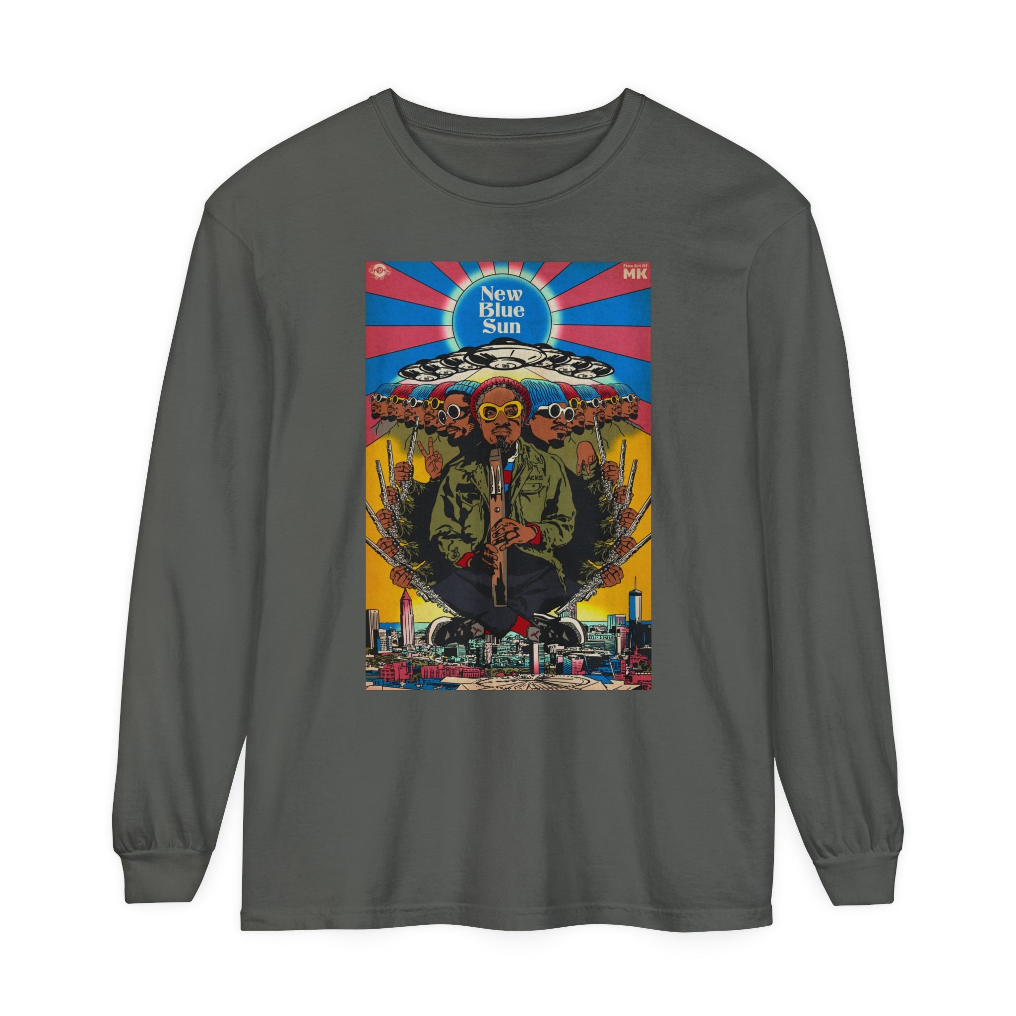 Blue Sun - Unisex Comfort Colors Long Sleeve T-Shirt