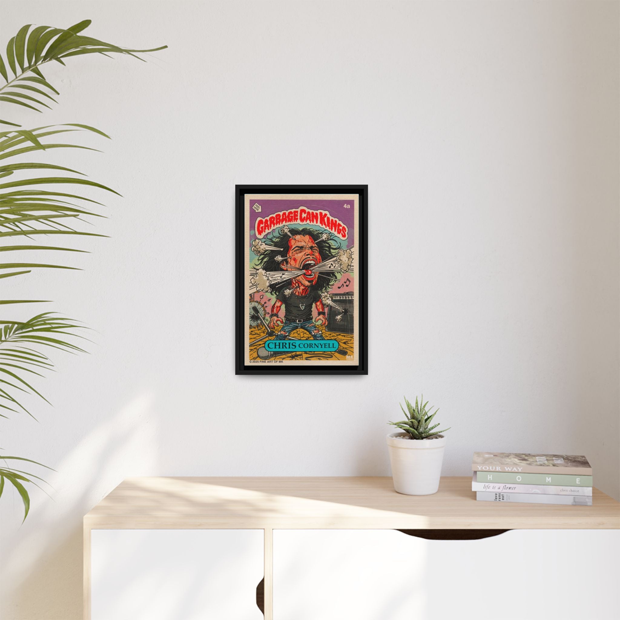 Chris Cornyell - Matte Canvas, Framed (Multi-color)