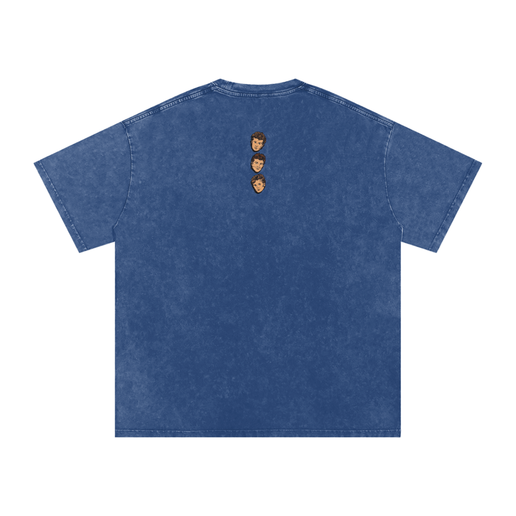 Take On Me - Snow Washed Oversized Cotton T-Shirt