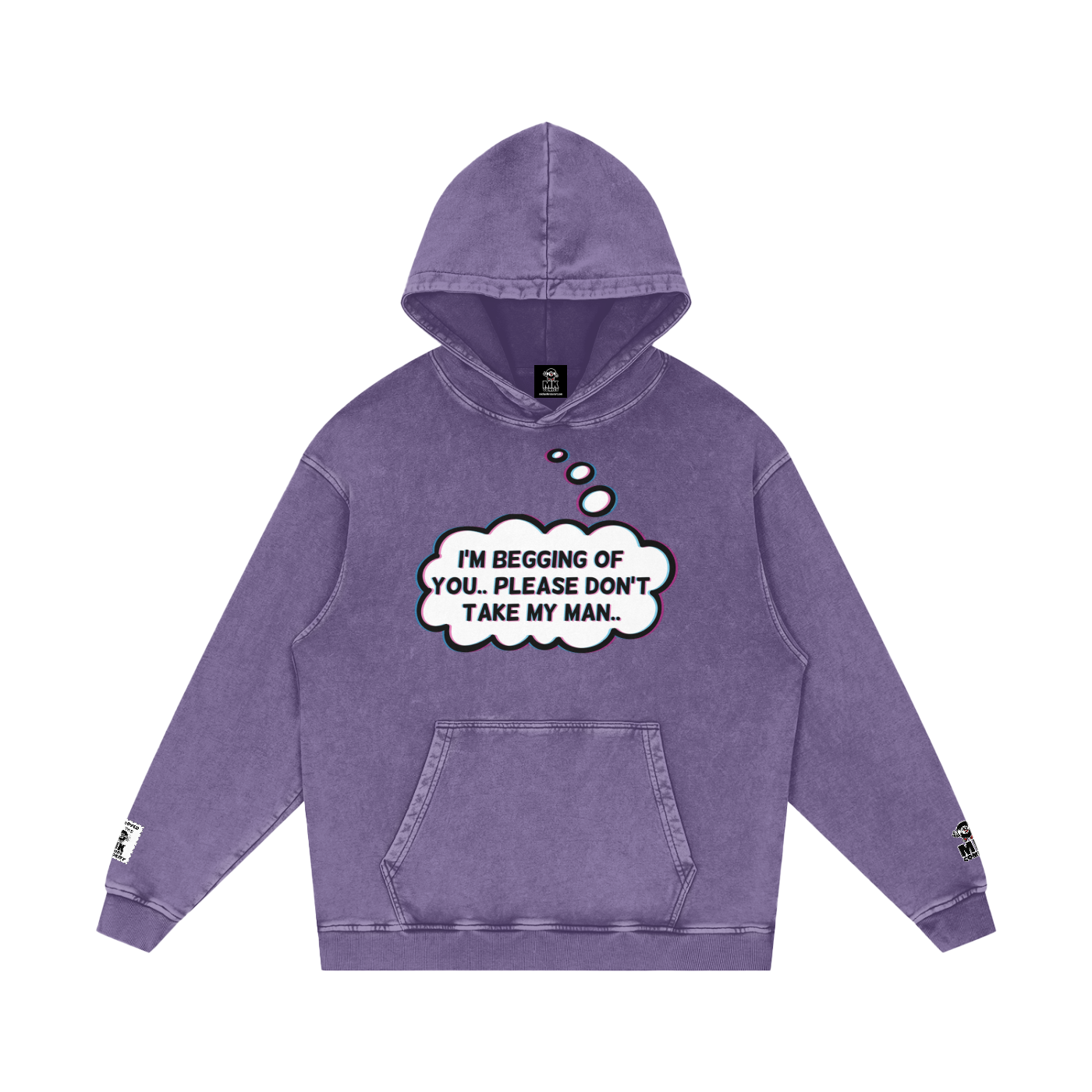Jolene - Snow Washed Loose Cotton Hoodie