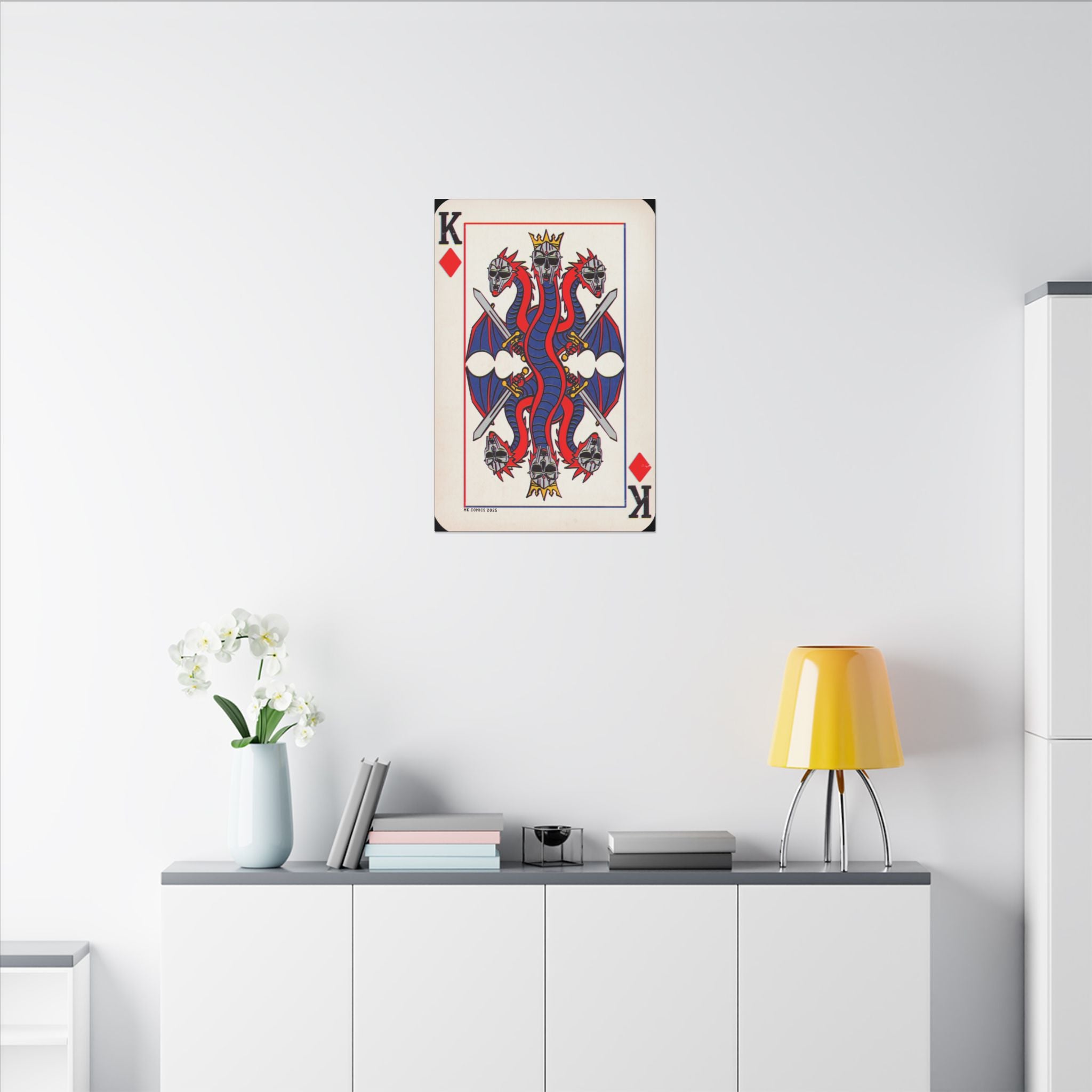 King Geedorah - Matte Canvas, Stretched, 0.75" (Multi-Size)