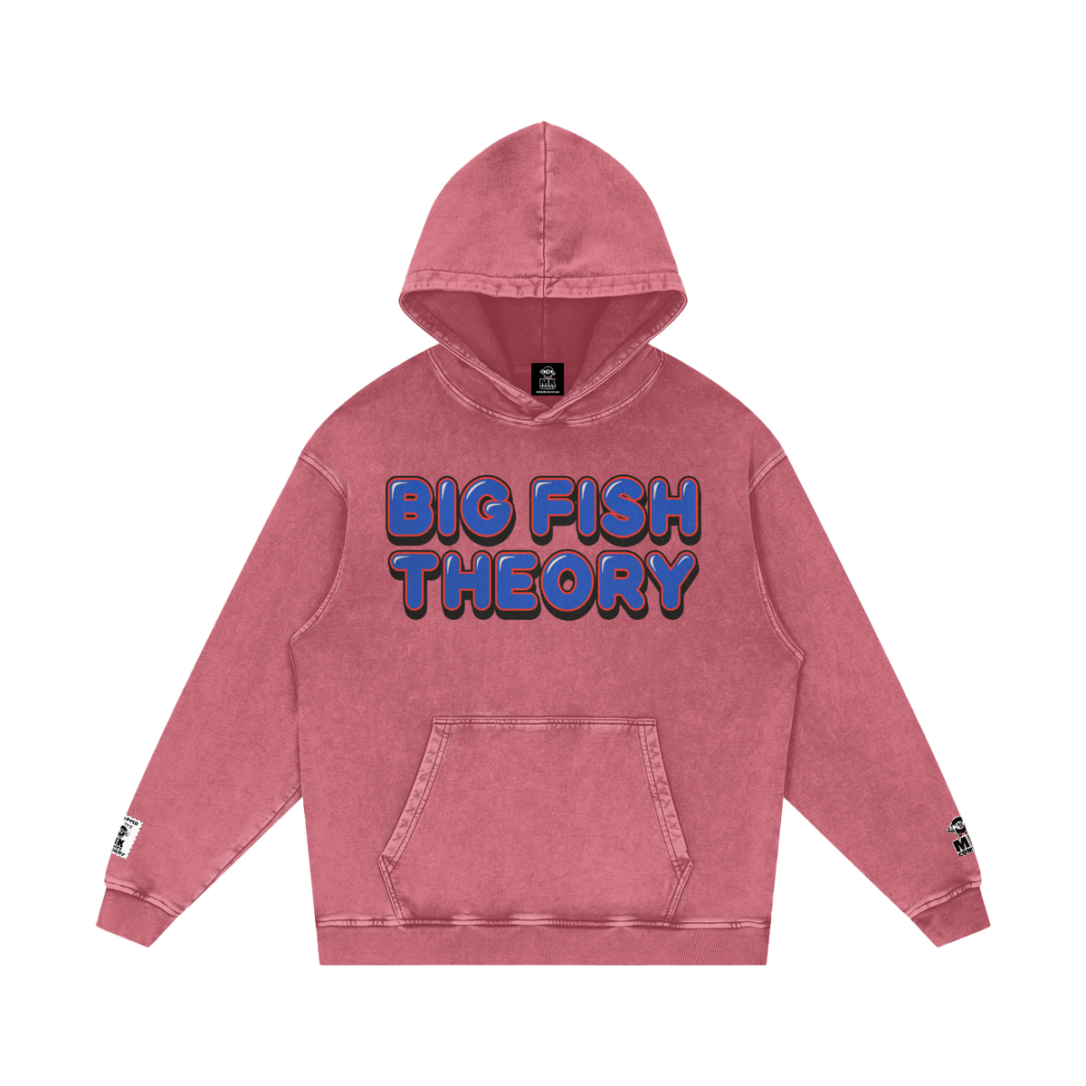 Big Fish Theory - Snow Washed Loose Cotton Hoodie
