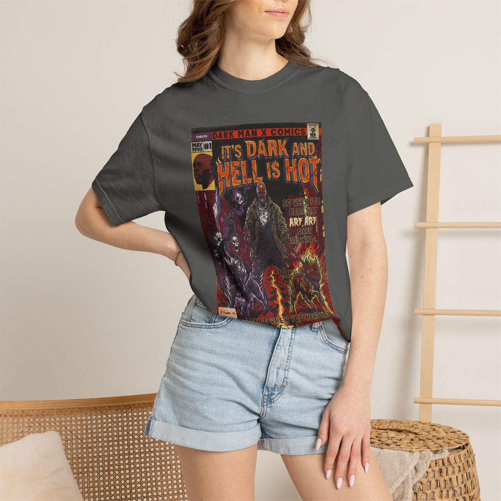 It's Dark & Hell is Hot - Unisex Comfort Colors T-shirt