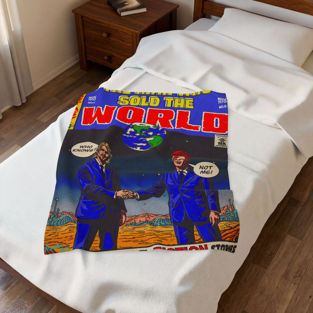 The Man Who Sold the World - Velveteen Plush Blanket